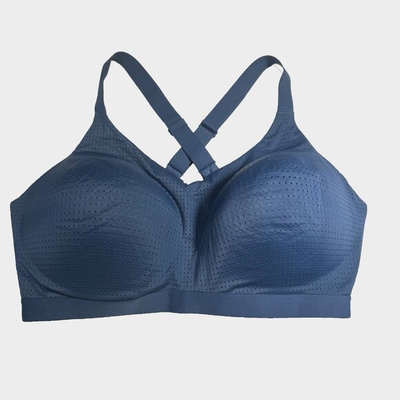Victoria Secret VSX Light Weight Mesh Sports Bra Midnight Sea Size 38DDD NWOT - Picture 5 of 8